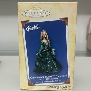 NWT Barbie collector’s series Celebration ornament special 2004 edition